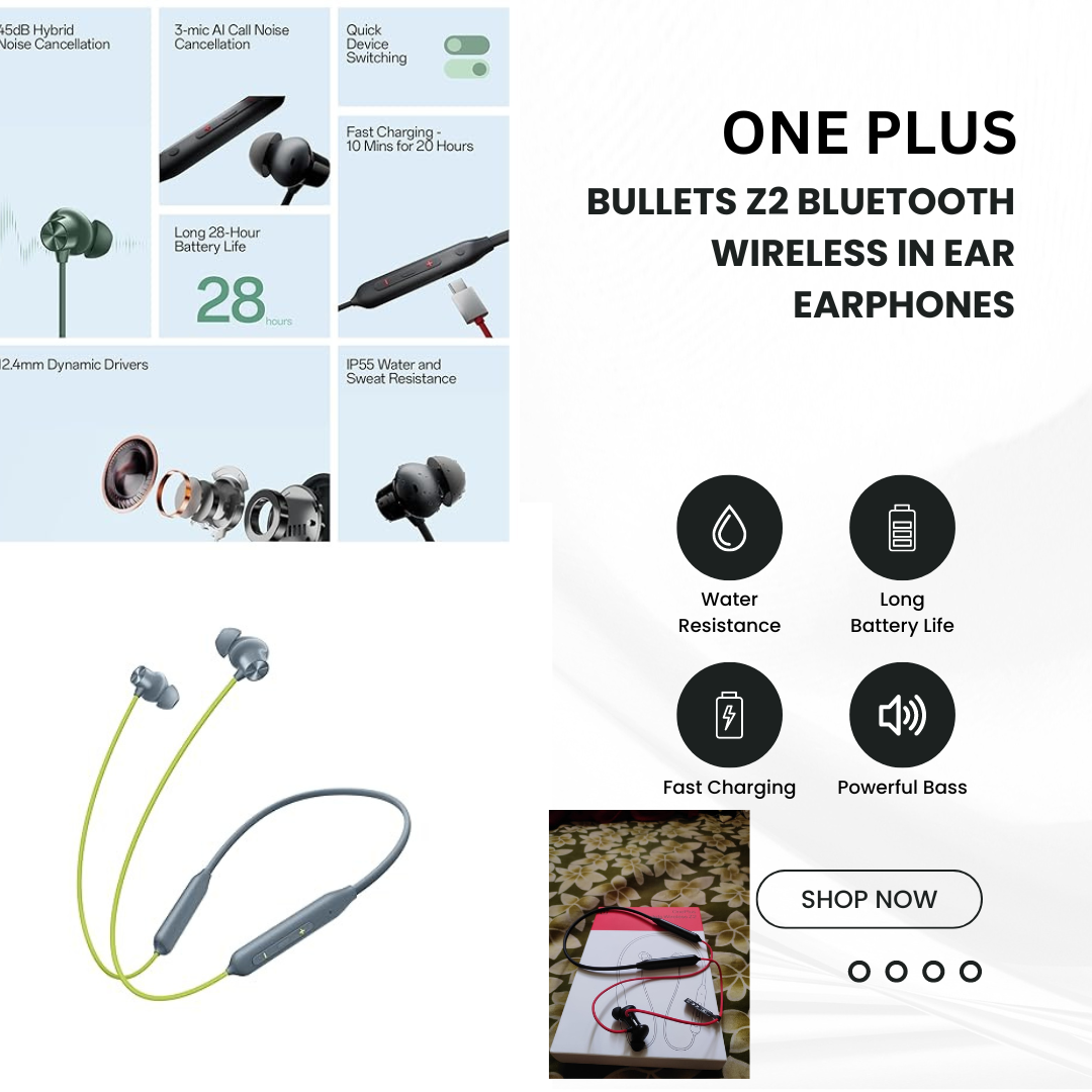 Pritifinds - Products - Oneplus Neckband Bullet Z2